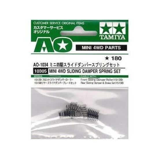 Tamiya Mini 4WD AO Mini 4WD Slide Damper Spring Set Parts AO-1034