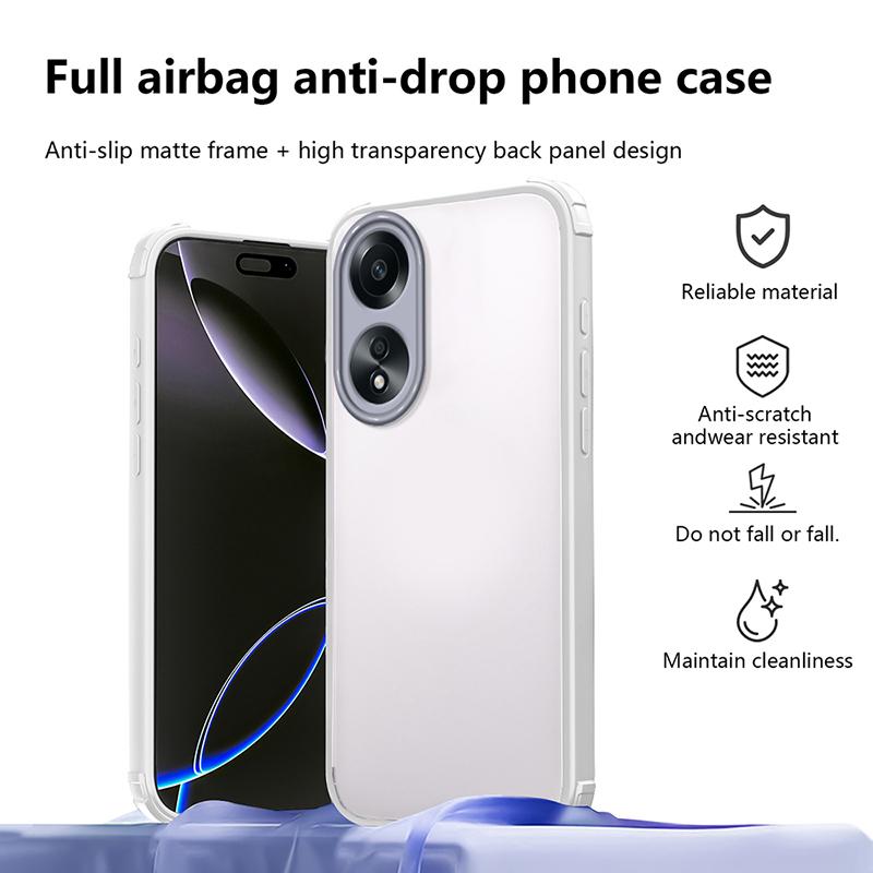 For Oppo K12X K13X New Clear Armor Bumper Shockproof Phone Case For OPPO F27 F23 F21 Pro Transparent Silicone Hard Cover Capa
