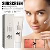 Aufhellende Gesichts-Sonnencreme mit Reis-Probiotika Leichter UV-Schutz Nicht fettend Feuchtigkeitsspendend für die Anwendung im Büro