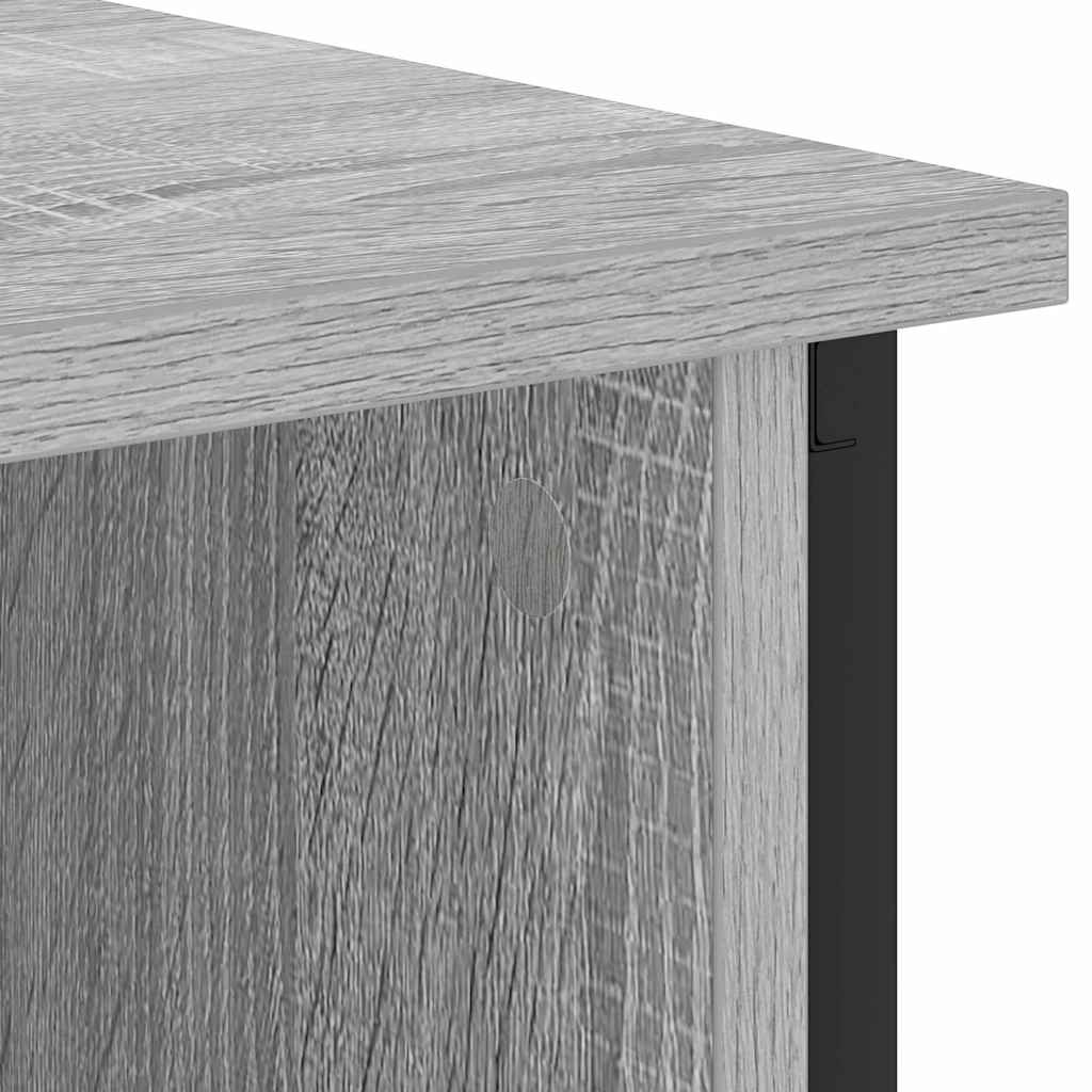 Nightstand Grey Sonoma 38 x 31 x 61 cm Particleboard
