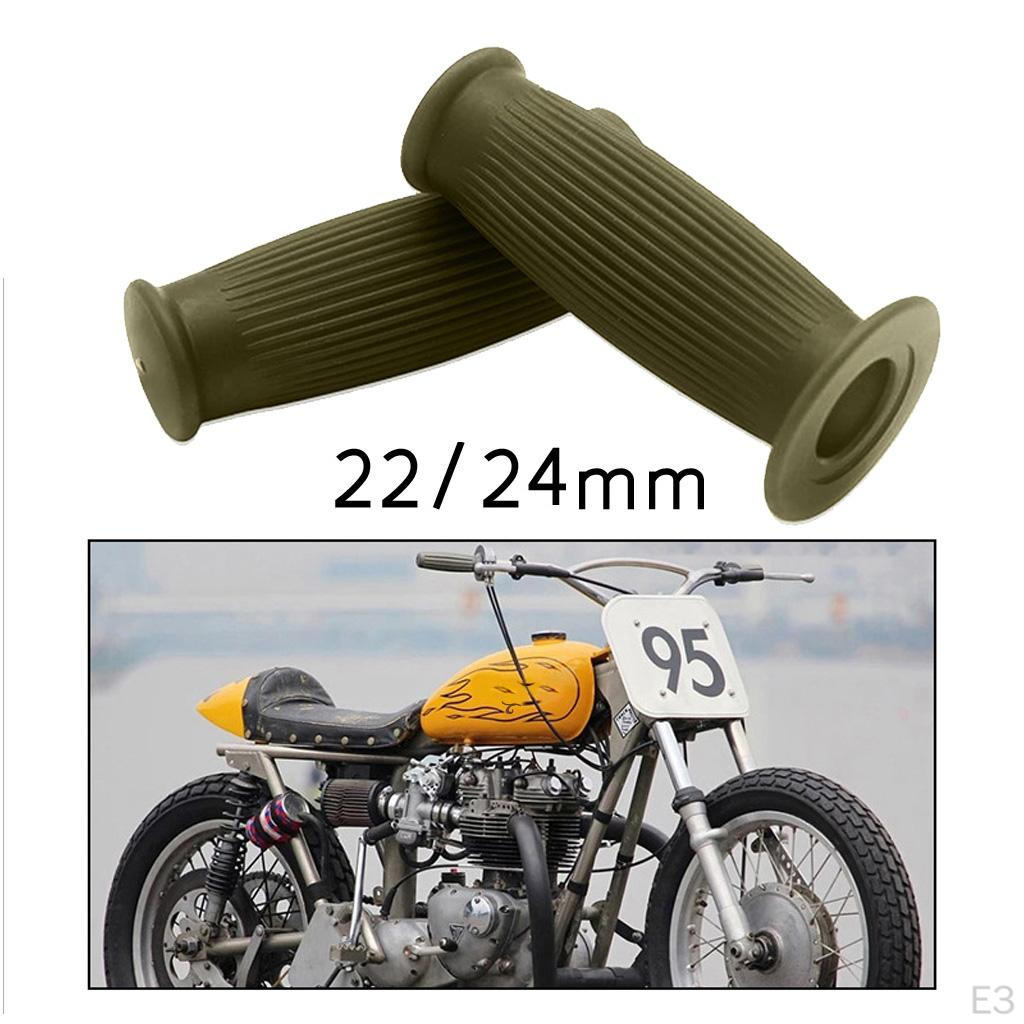 2Pcs Motorcycle mm Handlebar Hand Grips Universal