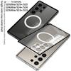 Samsung S25Ultra/S25+/S24+ Single-Sided Snap-Button Metal Phone Case