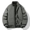 Mens Stand Collar Winter Puffer Jacket Casual Warm Slim Fit Coat Teens