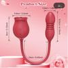 Rose Sucking Sex Toys Dildo Vibrator for Women 3in1 Thrusting G Spot Anal Vibrators Stimulator Female Vibrating Egg Adult Toys