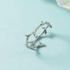 Adjustable Mori Style Open Ring for Women - Simple, Versatile Design with Fresh, Unique Personality