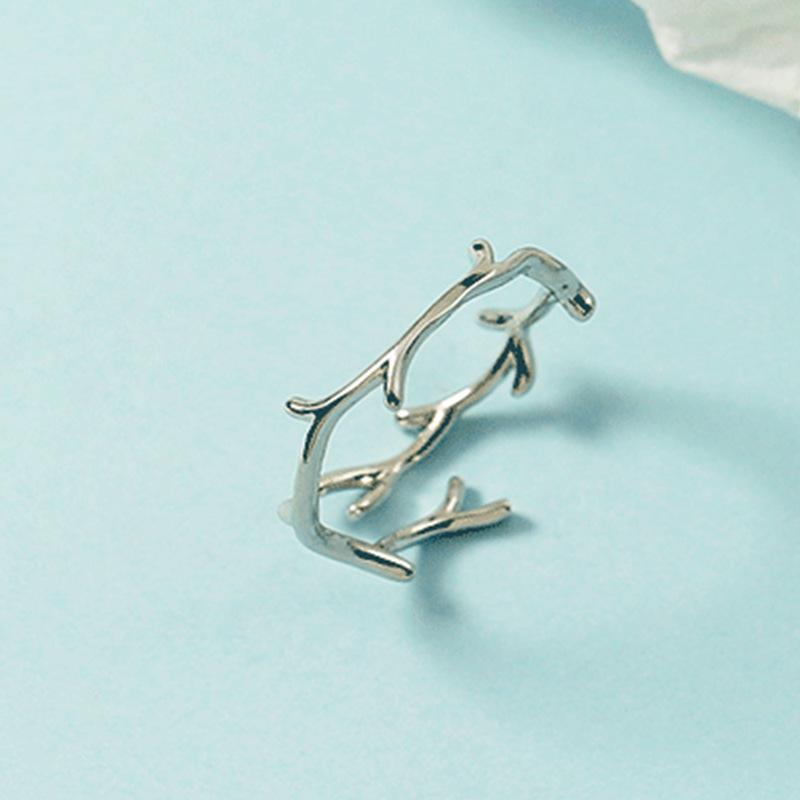 Adjustable Mori Style Open Ring for Women - Simple, Versatile Design with Fresh, Unique Personality