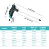 PENGGONG 7PCS/11PCS T-Handle Hex Wrench Set Hex Key Set Auto Bike Repair Tool 2.5mm-14mm Bicycle Metal Metric Long Arm Hex Key