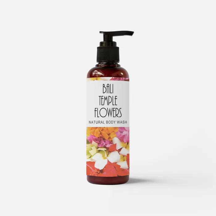 

Organic & Vegan Bali Temple Flower Pursner Body Care/Shampoo/Conditioner/Body Wash/Body Lotion/Body Mist 5-piece set Body wash