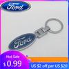 Bilklistermärke Ford Ny 2025 Het 1st 3D Metall Zinklegering för ford Bilnyckelring Emblem Nyckelring nyckelring Nyckelringmärke Dekal styli