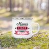 Creative Coffee Cups Best Mom In The Word Spanish Print Mug Camping Handle Mugs Handle Enamel Cup Festive Birthday Gifts for Mom