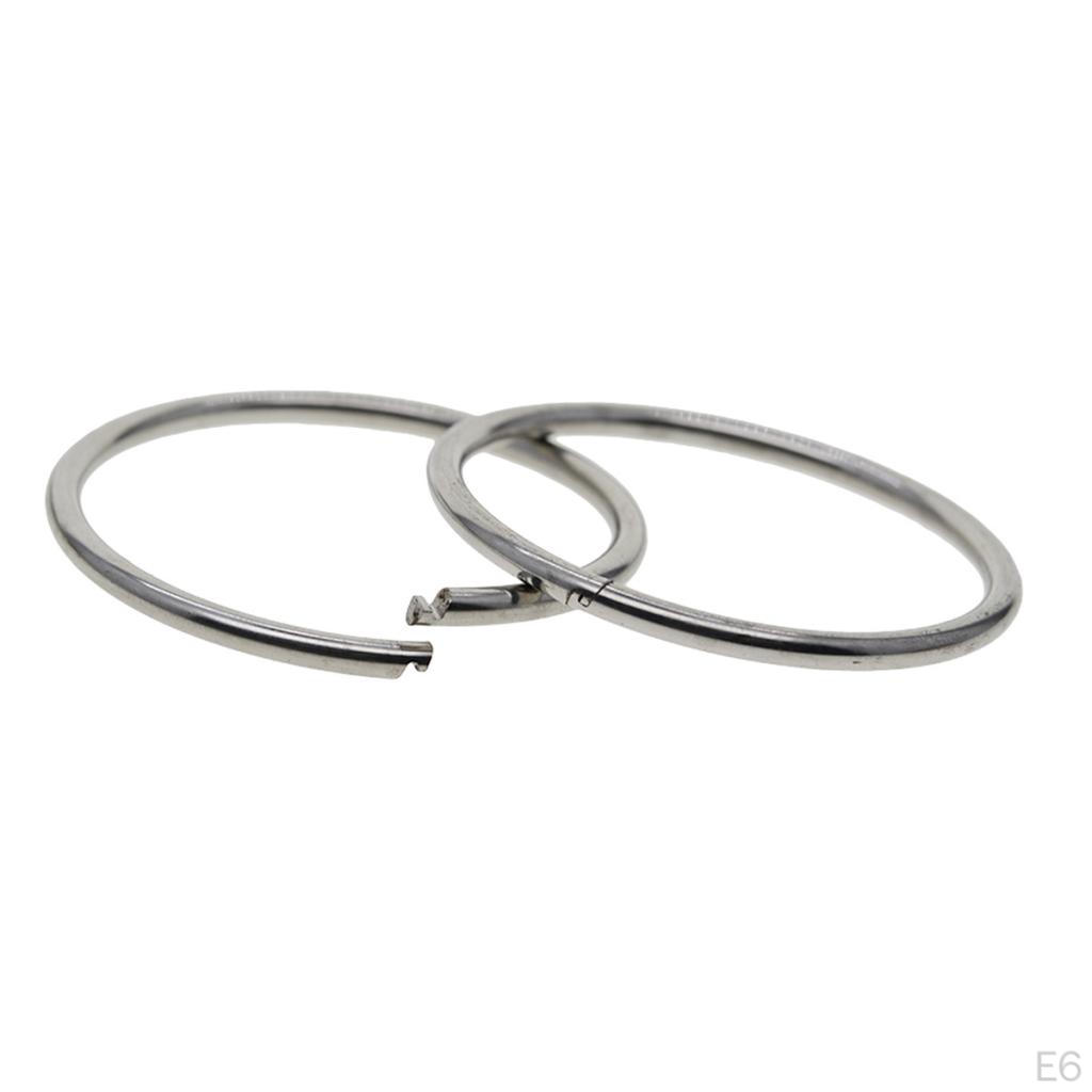 10er-Pack Metall-Sicherungsringe, geteilter Ringverbinder für Kronleuchter, Vorhänge, Kristallgirlanden, Halsketten,