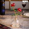Mother's Day Crystal Crafts Rose Ornament Valentine's Day Girlfriend Wife Holiday Gifts Living Room Ornaments