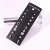 Trendy European and American 9-Piece Stud Earrings Set – Fashion Black Card with 9 Pairs