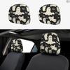 Pattern Cute Car Head Rest Covers 2 Piece Elastic Car Seat-Ghost Pattern
