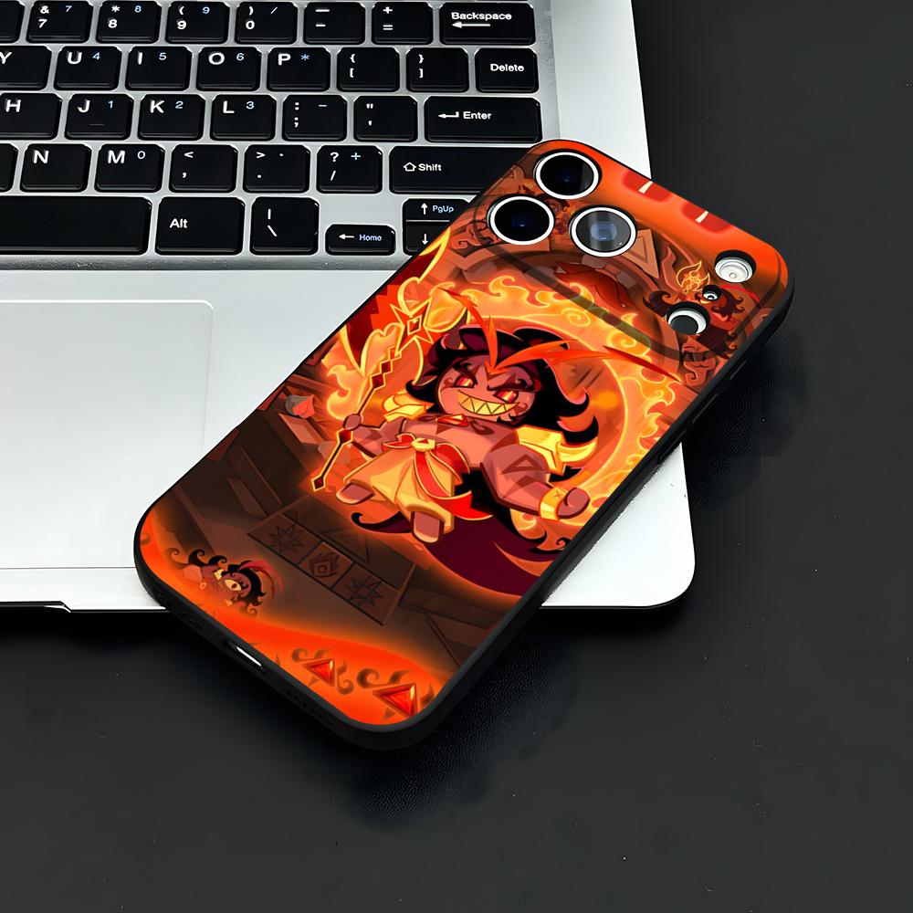 C-Cookie Run K-Kingdom Phone Case For IPhone 17 Air 16 E Pro Max 15 14 13 Mini 12 Pro 11 Max Plus Black Soft Shell