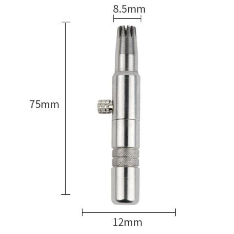 Manual Mini Nose Ear Hair Trimmer Stainless Steel Sharp Blade Painless Hair Removal Clipper for Men Daily Grooming