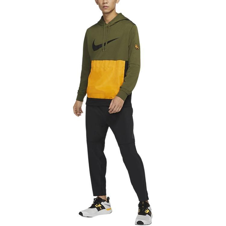 Nike Sweatshirts Men's Green Hooded Moderate Other DM8132-326
