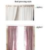 100% Linen Curtains for Window Farmhouse Living Room Rod Pocket Drapes Light Filtering Curtain Children Bedroom Environmental