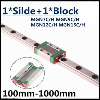 100 mm – 200 mm MGN9C Linearführung mit Schieberdrucker