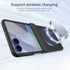 High Definition Magnetic Hinge PC Phone Case for Samsung Galaxy Z Flip 7 FE 6 5 4 With Tempered Film Anti Drop Masafe Cover