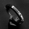 Stainless Steel Men Bracelet Retro Viking Leather Metal Bracelets Motorcycle Accessories Wholesale Fashion Charm Jewelry Gifts