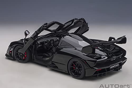 AUTOart 1/18 Scale McLaren Senna Black Finished Model 76076