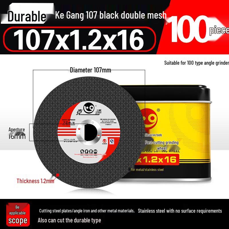 100mm Metal & Stainless Steel Grinding Wheel and Polishing Disc for Angle Grinders
