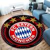 FC Bayern Munchen Round Area Rug,Carpet Rug for Living Room Bedroom Sofa Playroom Decor,Non-slip Floor Mat