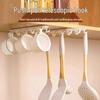 Telescopic Sliding Hat and Bag Rack with Pull-Out Hooks for Wardrobes