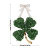 Multipurpose Patrick's Day Wreath Four Leaf Clovers Pendant For Wall And Door Party Decoration Home Accessory
