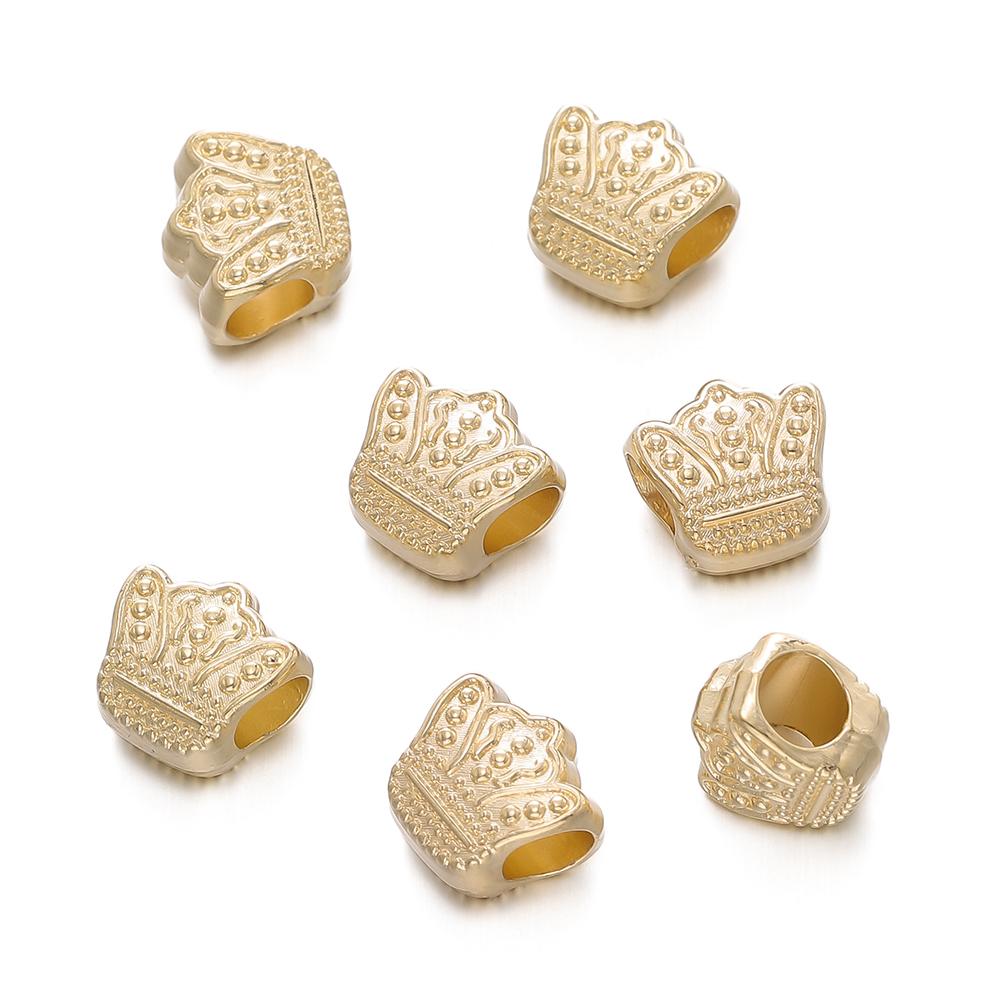 10pc/lot Heart Shape CCB Bead Gold Plated Loose Beads Spacer For Jewelry Making Accessories DIY Necklace Bracelet Charms