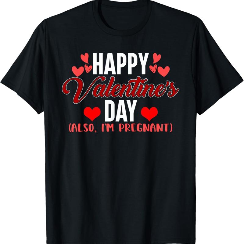 

Valentine Pregnancy Announcement Mother To Be Design T Shirt - Men s Summer Cotton Graphic Tee S разноцветный