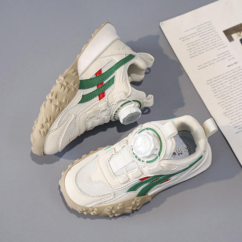 

2025 new children s shoes boys sports shoes fashion Korean version wear-resistant non-slip mesh breathable primary school students Forrest Gump shoes 27