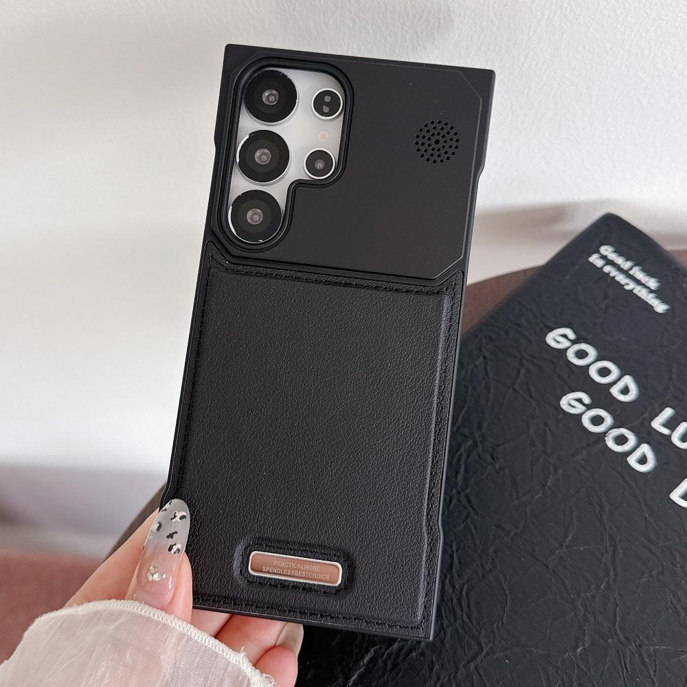 Luxury Magnetic PU Leather Aromatherapy Case For For Samsung S25 Ultra S24 Plus S23 S22 Frameless For Magsafe Wireless Charge Cover