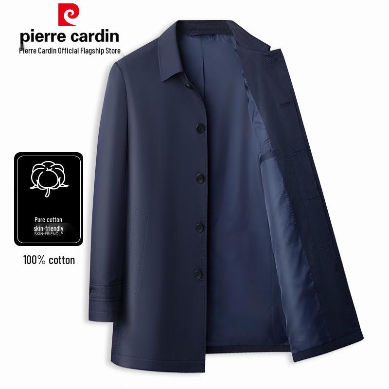 Pierre Cardin Men's 100% Cotton Mid-length Casual Jacket