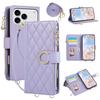 Crossbody Wallet Card Slots Phone Case for IPhone 17E 16E Air 17 16 15 Plus 14 13 12 11 Pro Max Leather Bracket Protect Cover