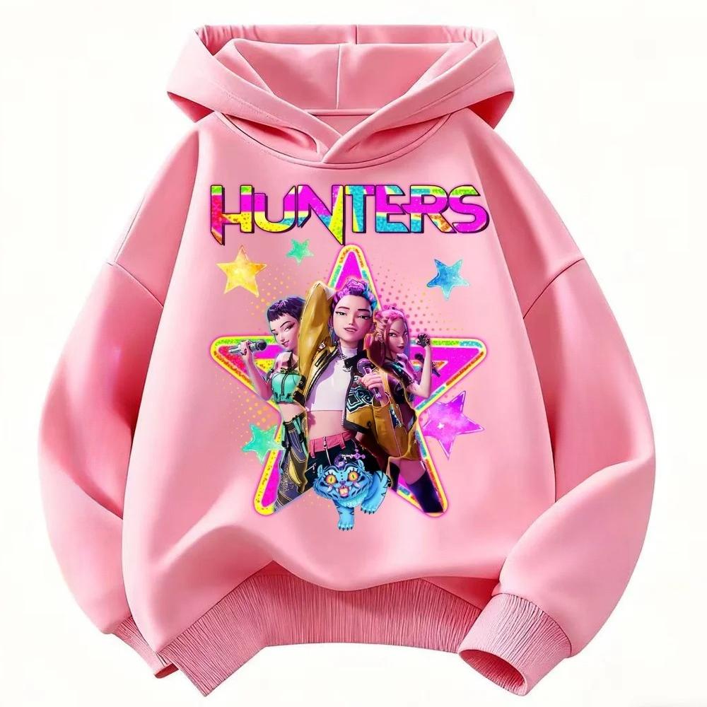Hoodies & Sweatshirts (Kinder Unisex) Koreanischer KPop Dämonenjäger Kinderpullover Kinderkleidung Winter Warm Kinder Hoodie Sweatshirt