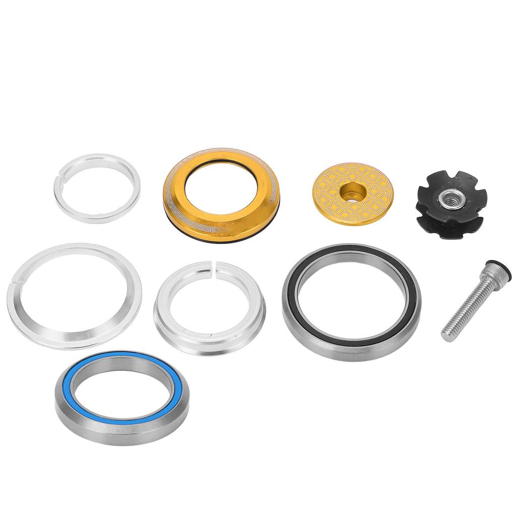 Viaron 42x52mm Road Bike Front Fork Stem Headset Waterproof Bike Bearing Bowl GroupGold