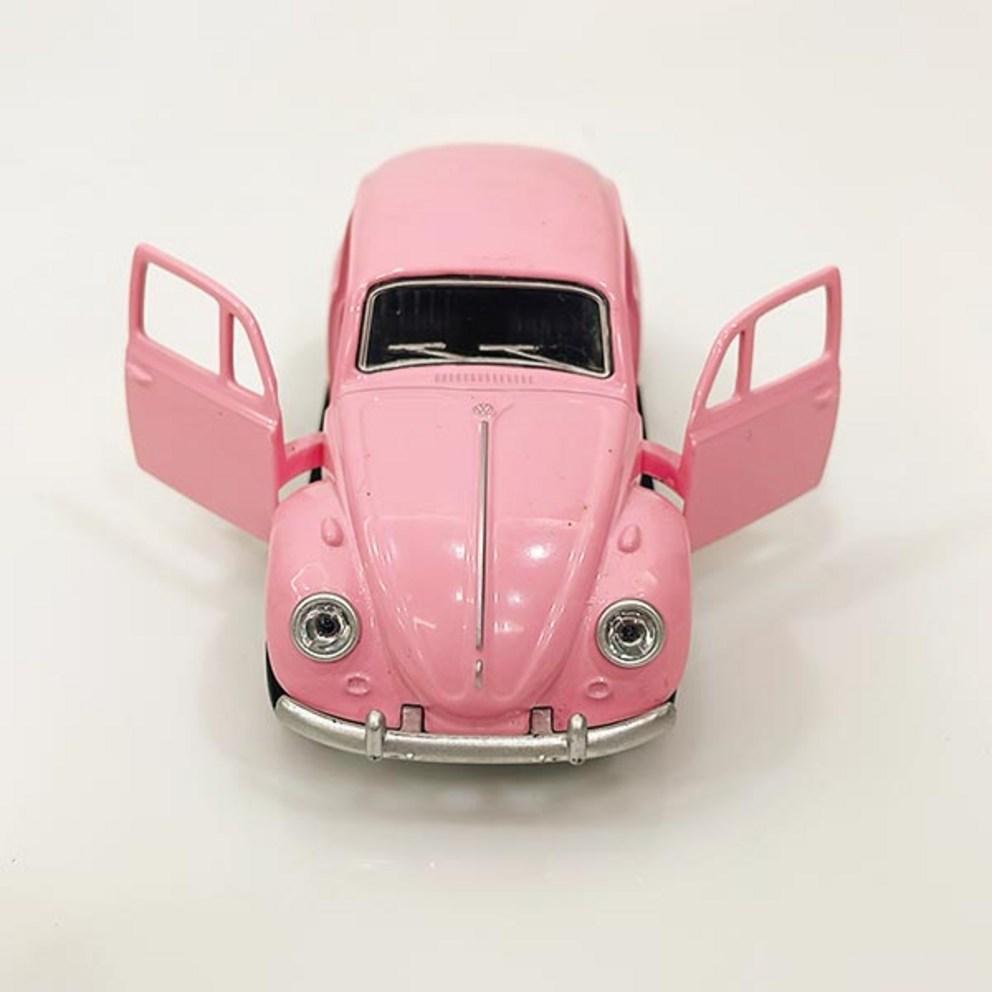 JoyKids Volkswagen Classic Beetle 1967 S40 Series Die-cast Model Car, Pink