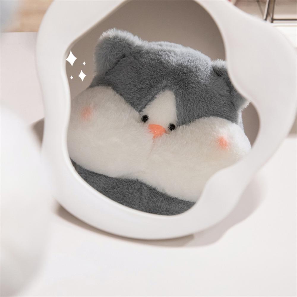 Fluffy Capybara Plush Doll Cartoon Capibara Fluffty Doll Siberian Husky Plush Toy Birthday Gift