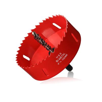 Hole Saw 6 1/8” (155mm) for Wood, HSS Bi-Metal Hole Cutter with Pilot Drill Bit for Plywood, Cornhole, Ceiling and Drywall