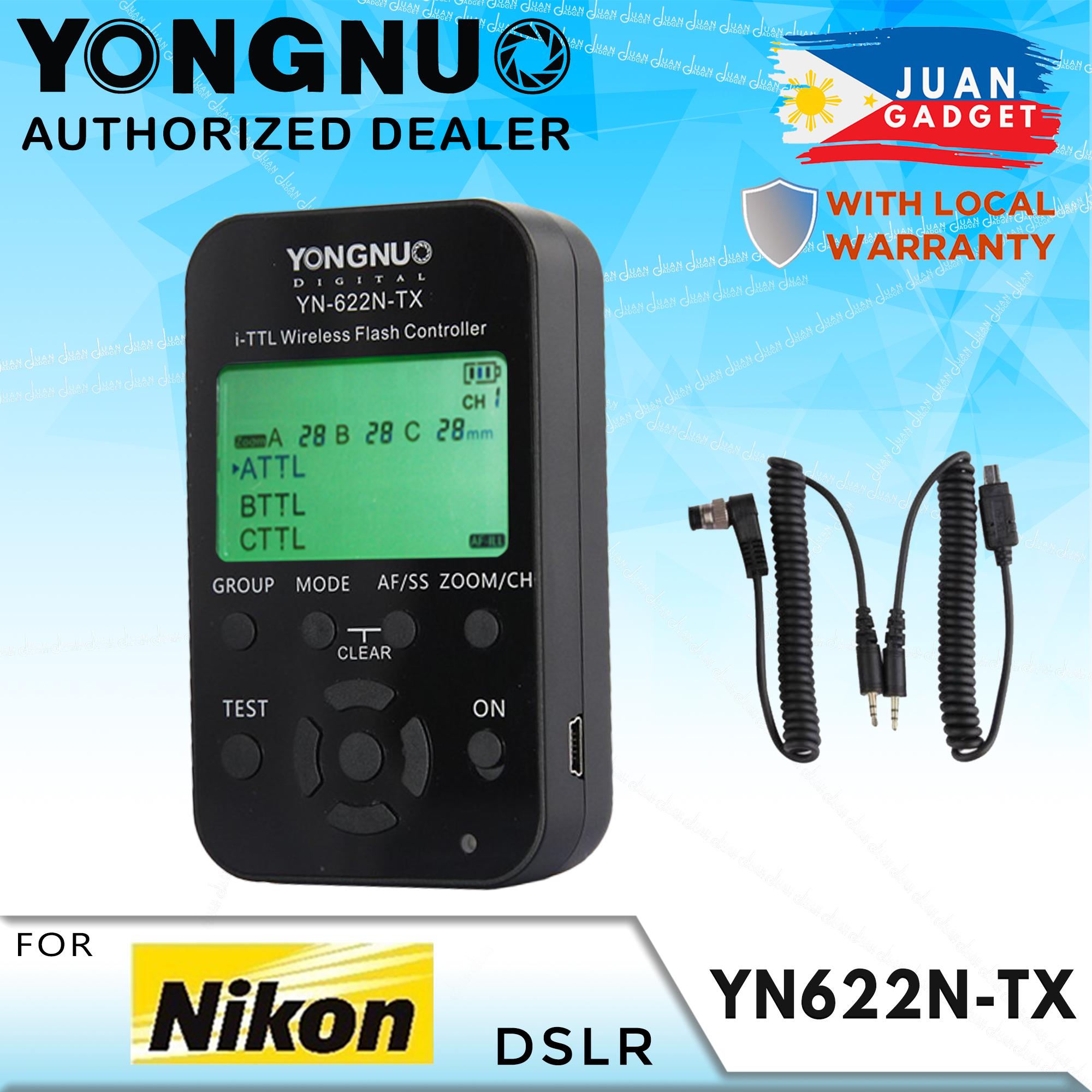 Yongnuo YN622N YN622 TX i-TTL Wireless Speedlight Flash Controller for Nikon DSLR and Mirrorless Cameras | JG Superstore чёрный