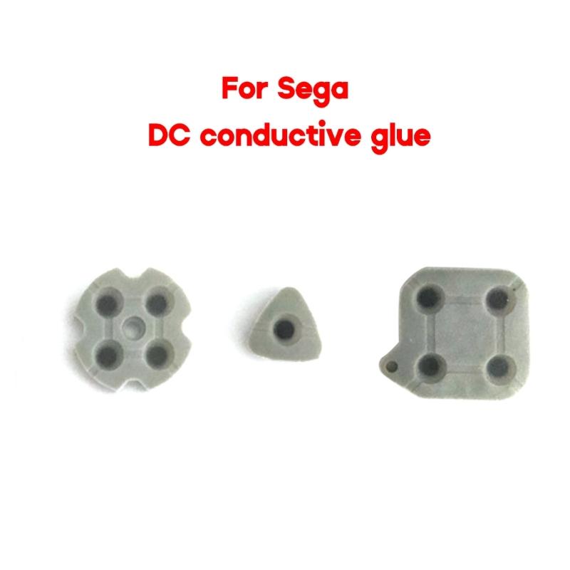 Conductive Rubber Buttons For  Dream Cast DC Game Controller D Pad Adhesive Rubber Buttons Repair Replacement