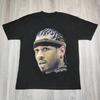 2025 New Summer Basketball Star Retro Short-Sleeved Big Head Graphic Print T-Shirt 's Short-Sleeved Summer Street Sports Tee