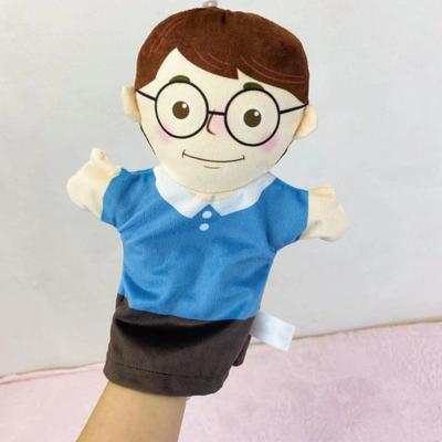 Family Hand Puppet Grandparents Parents Entertainment Adorable Stylish Plush Pretend Telling Story Doll Toy Children Gift