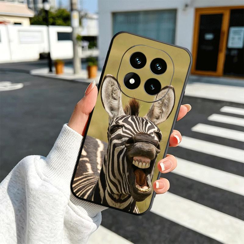 Funny Donkey Animal Soft Phone Case for Xiaomi Redmi Note 12 13 14 15 Pro Plus 11 12S 11S 11T 10 4G Black Cover Back Shell