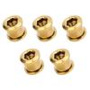 5 Pack 6.5MM Single Chainring Bolts Set High Strength Ti Alloy Universal Single Chainwheel Bolts