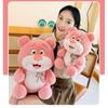 Adorable Plush Pink Teddy Bear Creative Cartoon Stuffed Animal Toy For Kids Gift