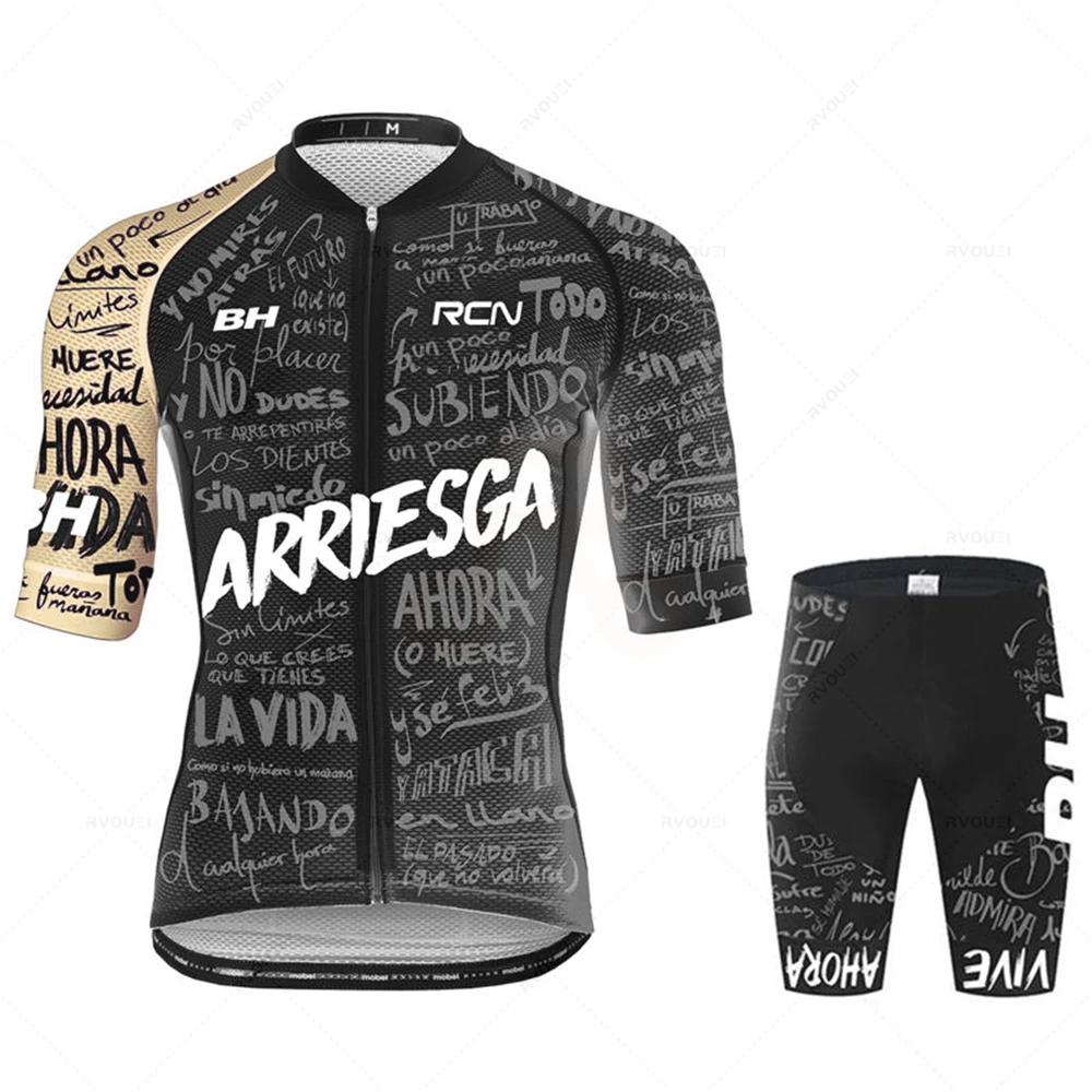 2025 New Rcn Cycling Jersey Summer Set Team Bicycle Clothing Road Bike Suit Bike Bib Shorts  Maillot Ciclismo Ropa Bicicleta