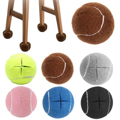4 Pcs Pre-Cut Walker Tennis Balls for Furniture Legs Floor Protection Universal